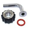 Blichmann QuickConnector 1/2" NPT X 3/8" 90 degree elbow view 4