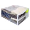 10-Pack Clear Vinyl Zippered Storage Bags 20 x 23 x 6 Inch view 2