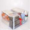 10-Pack Clear Vinyl Zippered Storage Bags 20 x 23 x 8 Inch view 4