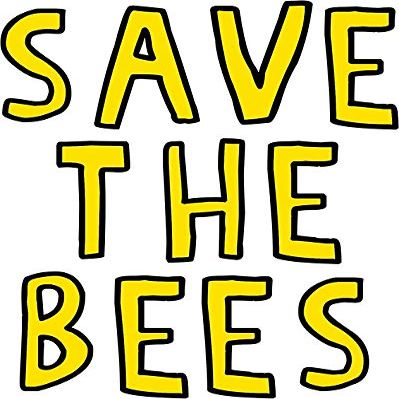 MAGNET Save The Bees Magnet Decal Fridge Metal Magnet Window Vinyl 5"