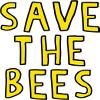 MAGNET Save The Bees Magnet Decal Fridge Metal Magnet Window Vinyl 5" view 1