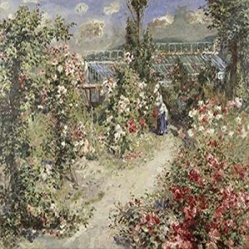 Posterazzi The Greenhouse Poster Print by Pierre-Auguste Renoir, (8 x 10)