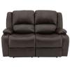 RecPro Charles 58" Powered Double RV Wall Hugger Recliner Sofa RV Loveseat with Upgraded 2023 Fabric (Chestnut) view 4
