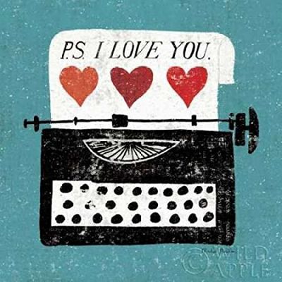 Vintage Desktop - Typewriter Poster Print by Michael Mullan (24 x 24)