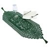 rockcloud Green Lace Table Cloth Runner for Christmas Party Table Decor view 1