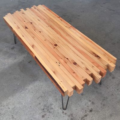 Grand Boulevard R&R Reclaimed Wood Coffee Table 23" x 56"