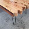 Grand Boulevard R&R Reclaimed Wood Coffee Table 23" x 56" view 2