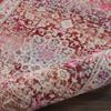 Nourison Home Vintage Kashan Vintage Red 2' x 6' Area Rug, Easy Cleaning, Non Shedding, Bed Room, Living Room, Dining Room, Kitchen (2x6) view 3