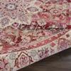 Nourison Home Vintage Kashan Vintage Red 4' x Round Area Rug, Easy Cleaning, Non Shedding, Bed Room, Living Room, Dining Room, Kitchen (4 Round) view 4