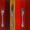 Bon Appetit Stripes I Poster Print by Lanie Loreth (12 x 12) view 1
