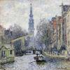 Posterazzi Canal Amsterdam Poster Print by Claude Monet, (12 x 12) view 1