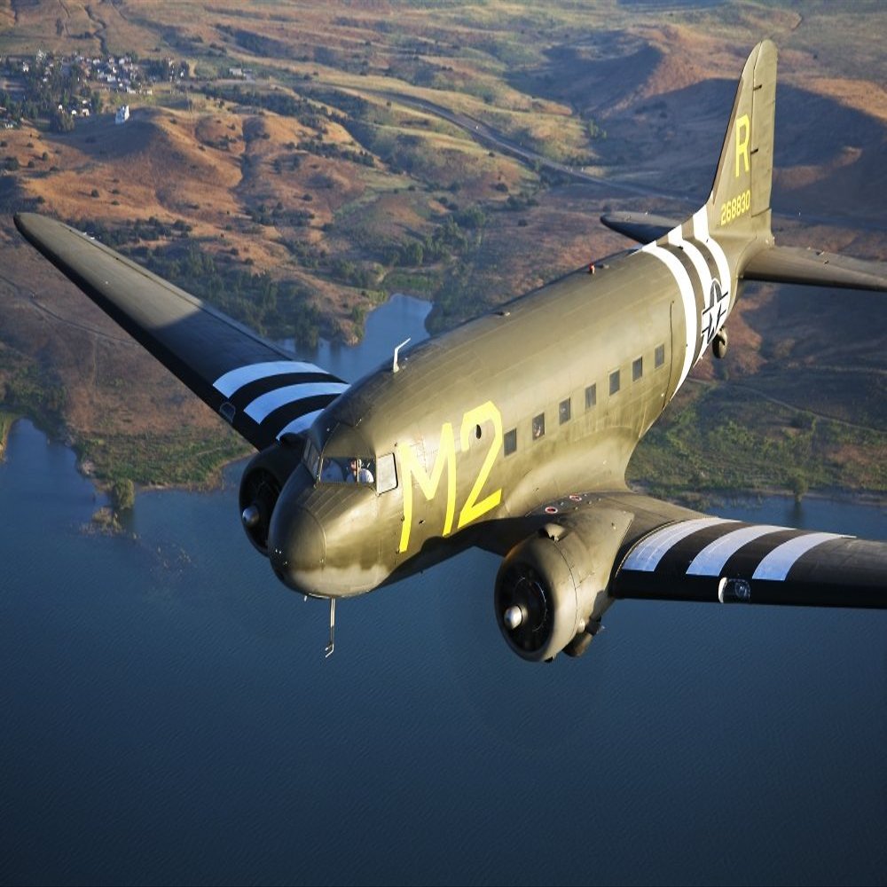 Posterazzi A Douglas C-53 Skytrooper variant of the DC-3/C-47 family of aircraft unique door and interior cargo/parachute configuration Poster Print, (33 x 23)