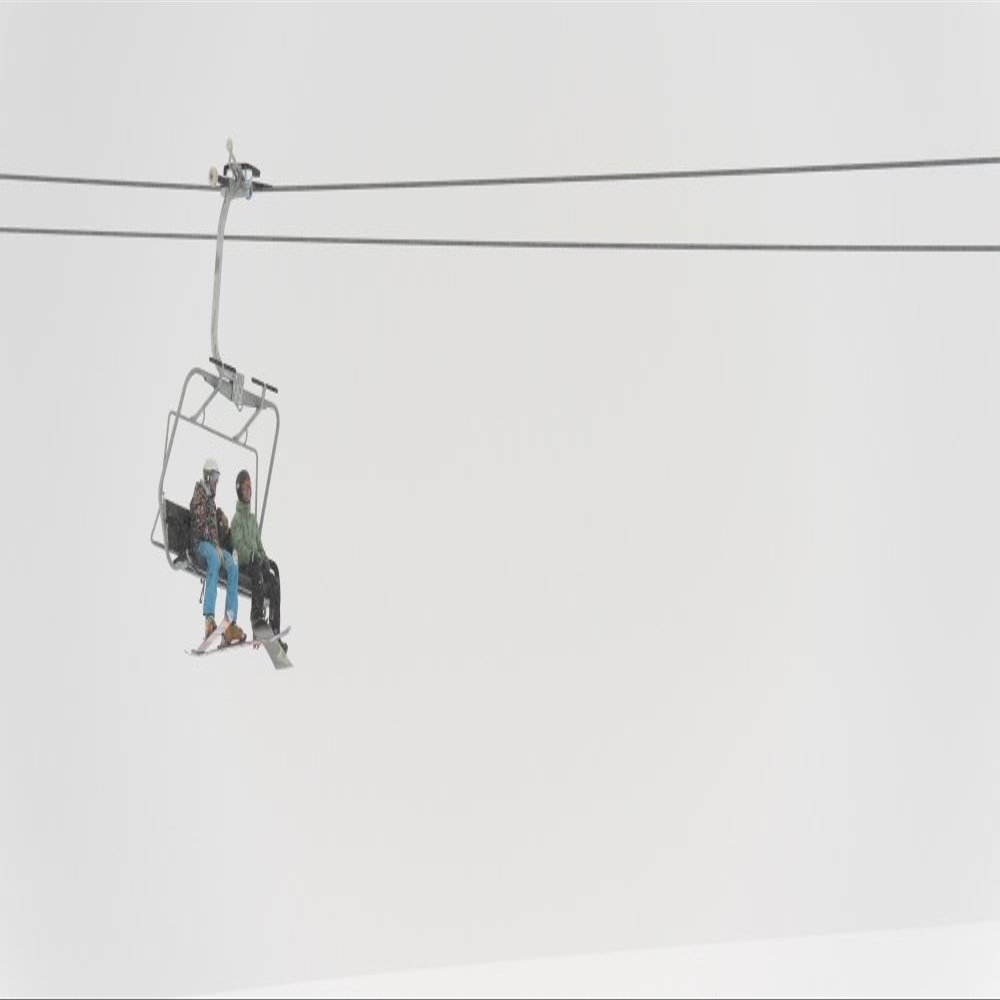 Posterazzi Two People Riding A Chairlift At A Ski Resort Whistler British Columbia Canada Poster Print, (44 x 22)