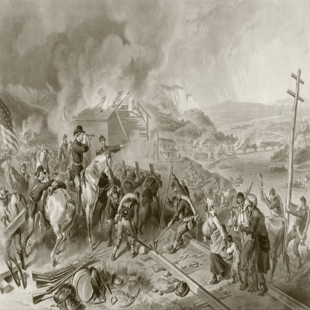 Posterazzi General Sherman's March To The Sea November To December 1864 During The American Civil War. From A 19Th Century Illustration. Poster Print, (19 x 11)