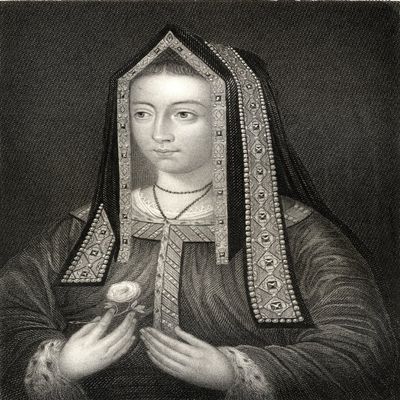 Posterazzi Elizabeth Queen Of York 1466-1502. Wife Of King Henry Vii. From The Book_Lodge S British Portraits Published London 1823. Poster Print, (13 x 17)