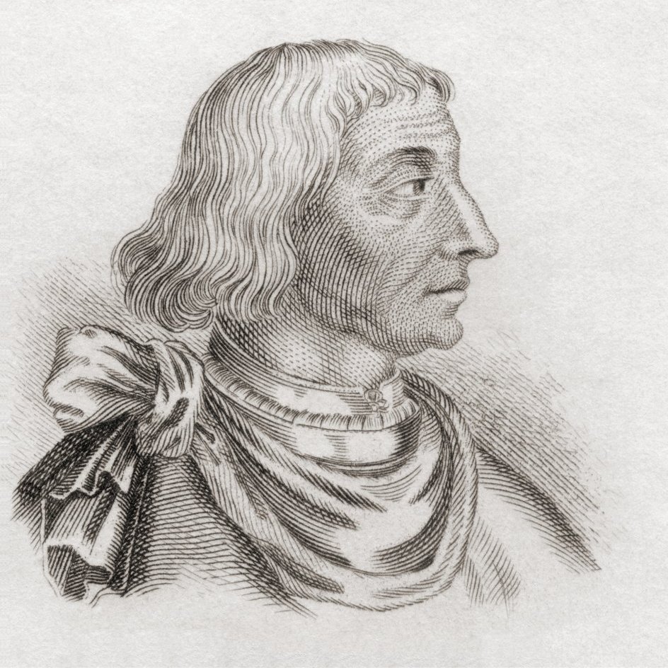 Posterazzi Philippe De Commines 1447 To C. 1511. French Philosophical Historian Writer And Diplomat. From Crabbes Historical Dictionary Published 1825. Poster Print, (14 x 15)