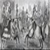 Posterazzi Two Mounted Knights In Full Armour Jousting In A Medieval Tournament. From A 19Th Century Engraving. Poster Print, (24 x 9) view 1
