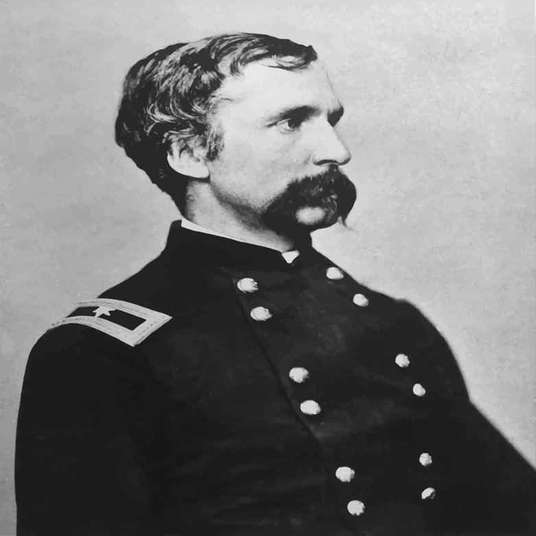Posterazzi Digitally restored vector portrait of General Joshua Lawrence Chamberlain Poster Print, (12 x 16)