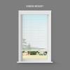 2 Inch Cordless Room Darkening Faux Wood Blind - 67.25" W x 72" L - White, Over 1,000 Custom Sizes Starting at 18.97, Inside or Outside Mount, Venetian Shades for Interior Windows by Lumino view 4