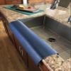 Comfy Kitchen Creations Edge Guard for kitchen sink edges of a single sink (13.5 x 23) - Navy view 2