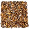 TUMBEELLUWA 1LB Chips Tumbled Stones Crushed Reiki Irregular Shaped Healing Crystal Quartz Decoration,Tiger's Eye view 1