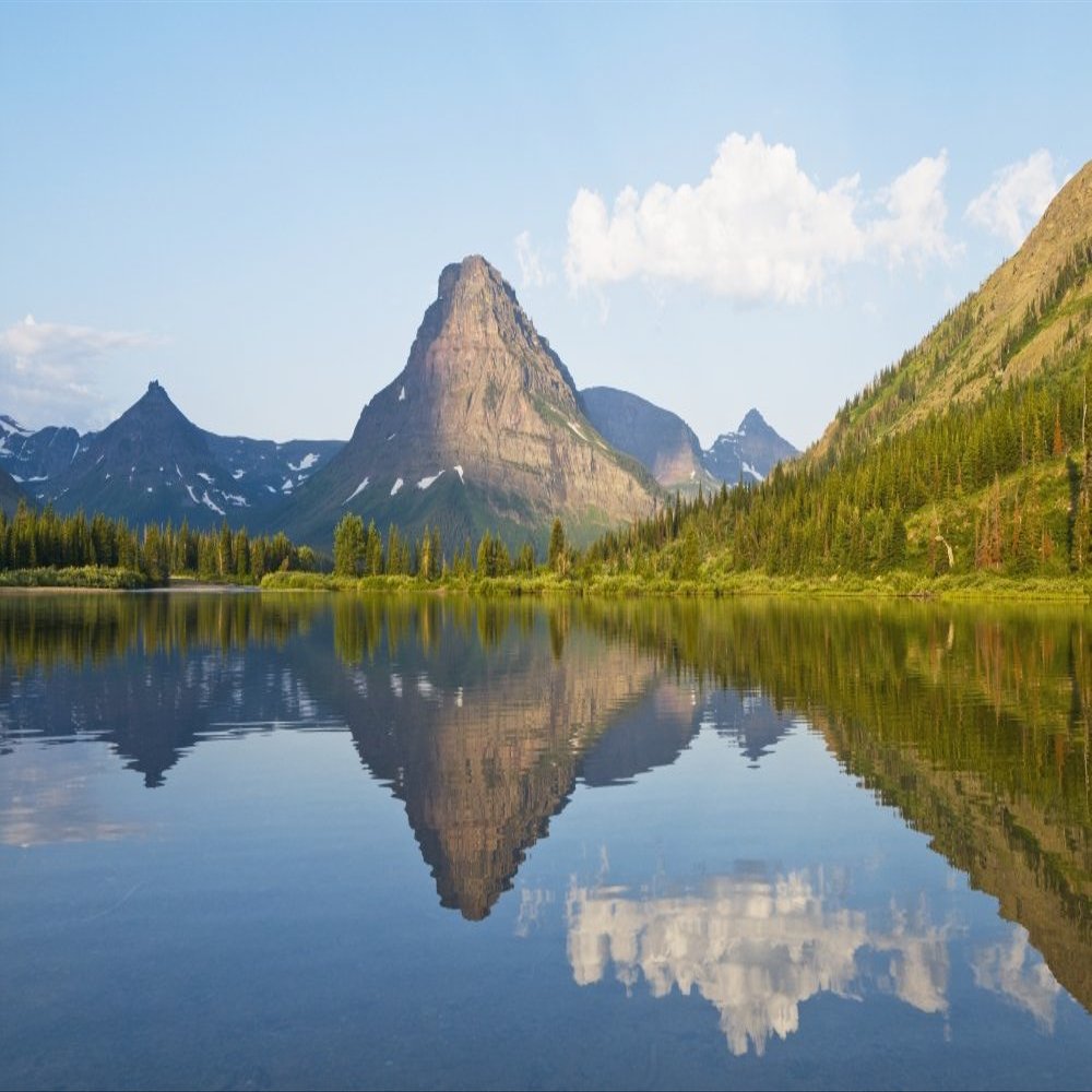 Posterazzi Two Medicine Lake Glacier National Park Montana United States Of America Poster Print, (38 x 24)