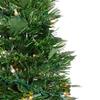 Pre-Lit Holly Leaf Pop-Up Artificial Christmas Tree - 6' - Green - Clear Lights view 3