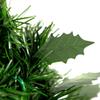 Pre-Lit Holly Leaf Pop-Up Artificial Christmas Tree - 6' - Green - Clear Lights view 4