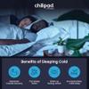 Chilipad Cube Bed Cooling System - Cooling & Heating Mattress Topper, Dual Zone Individual Bed Temperature, Cool Sleep Enhancement, Temp Range of 60-115F, WE Queen Bedsize (60"W x 80"L), Model: CP514 view 2