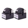 Onwon 2 Pieces QP2-4R7 4.7 Ohm 1 Pin Generic Refrigerator PTC Starter Relay Black used on various fridges and coolers view 1