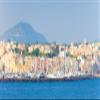 Posterazzi City at waterfront Marina Grande Procida Bay of Naples Campania Italy Poster Print, (19 x 9) view 1