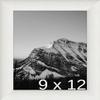 Frame It Easy 9 x 12 Gloss Silver Metal Frame (Stafford) view 1