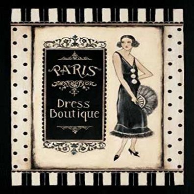 Posterazzi Paris Dress Boutique Poster Print by Kimberly Poloson, (24 x 30)