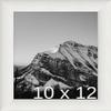 Frame It Easy 10 x 12 Gloss Silver Metal Frame (Stafford) view 1