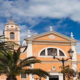Posterazzi The Cathedral of Ajaccio Poster Print by Walter Bibikow, (19 x 28)