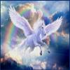 Posterazzi Rainbow Pegasus (Variant 1) Poster Print by Jan Patrick, (18 x 9) view 1