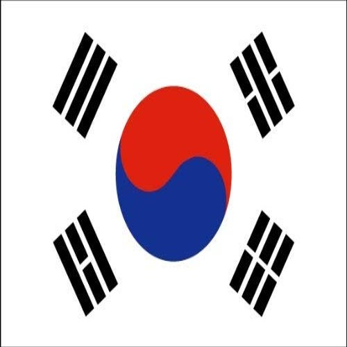 18" Korea flag. MAGNET Vinyl Car Fridge Sticks to any Metal Surface