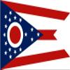 18" Ohio flag. MAGNET Vinyl Car Fridge Sticks to any Metal Surface view 1