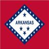 18" Arkansas flag. MAGNET Vinyl Car Fridge Sticks to any Metal Surface view 1