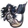 18" mermaid r MAGNET Vinyl Car Fridge Sticks to any Metal Surface view 1