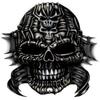 18" alien skull r MAGNET Vinyl Car Fridge Sticks to any Metal Surface view 1