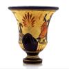 Ancient Greek Vase Krater Pottery Goddess Aphrodite & God Dionysus 6.9'' Black, Red view 2