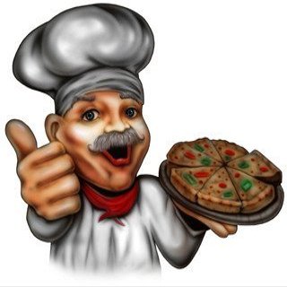 30" pizza chef r MAGNET Vinyl Car Fridge Sticks to any Metal Surface