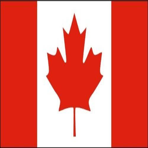 18" Canada flag. MAGNET Vinyl Car Fridge Sticks to any Metal Surface