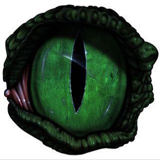 18" green dragon eye r MAGNET Vinyl Car Fridge Sticks to any Metal Surface
