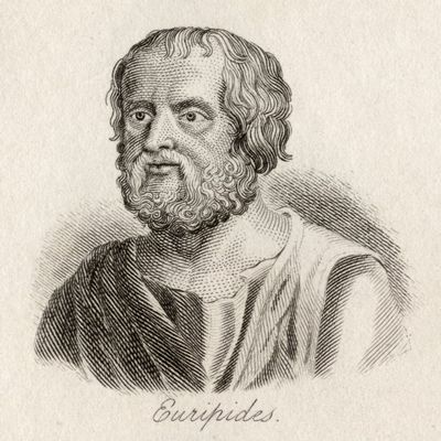 Posterazzi Euripides 480 Ac-406 Ac Ancient Greek Dramatist And Tragic Poet Engraved By JWCook Poster Print by J.W.Cook, (14 x 15)