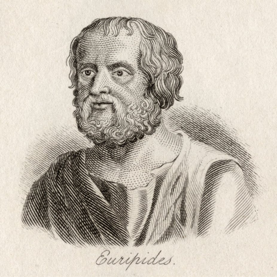 Posterazzi Euripides 480 Ac-406 Ac Ancient Greek Dramatist And Tragic Poet Engraved By JWCook Poster Print by J.W.Cook, (14 x 15)