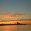 Posterazzi Skyline Of Toronto Against A Beautiful Sunset Poster Print, (34 x 22) view 1