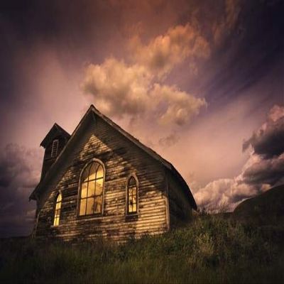Posterazzi An Isolated Rural Building Poster Print, (34 x 22)