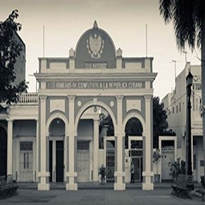 Posterazzi Cuba Parque Jose Marti Arco de Triunfo Poster Print by Walter Bibikow, (28 x 19)